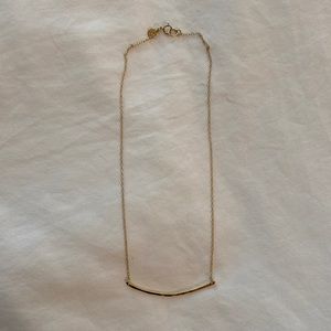 Gorjana gold bar necklace
